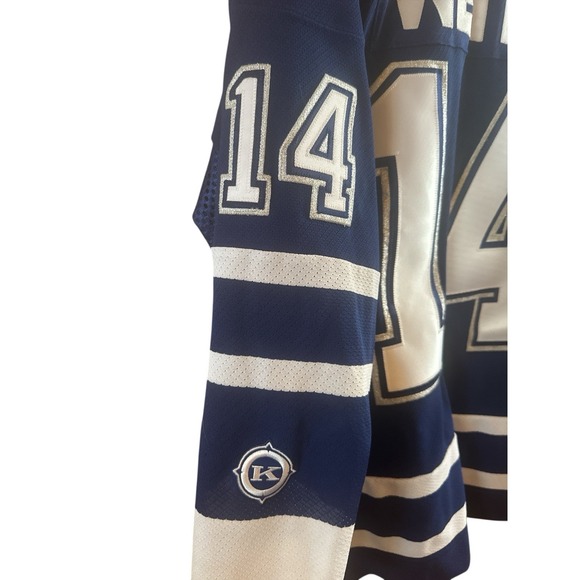 Vintage Koho Licensed Toronto Maple Leafs Men's Size XL Jersey Weitz #14 - Picture 7 of 13